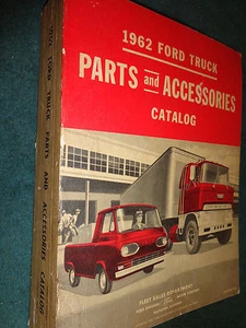 1962 FORD TRUCK PARTS & ACCESSORIES CATALOG  PARTS BOOK ORIG. PICKUP-BIG TRUCK - Picture 1 of 9