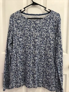 womens Croft & Barrow the classic tee size M long sleeve cotton top - Picture 1 of 8