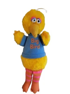 Sesame Street Big Bird 9" Plush Hasbro Softies Baby Vintage Toy Stuffed Animal - Picture 1 of 6