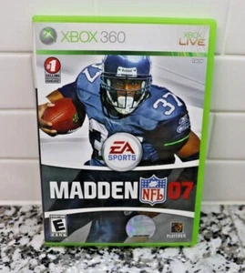 XBOX 360 Madden NFL 07 Juego de Fútbol en Estuche con Manual. Excelente Estado - Imagen 1 de 4