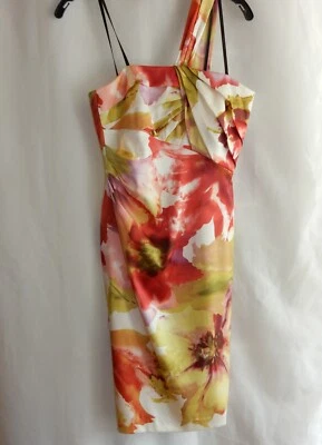 VESTIDO FLORAL MULTICOLOR DAVID MEISTER TALLA 2 (NUEVO CON ETIQUETAS) Foto 1 de 4