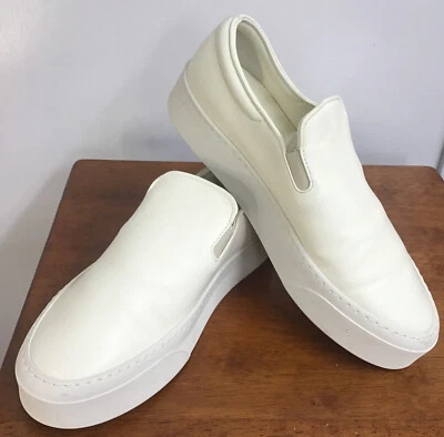 Кроссовки The Row Loafer Ecru Marie без застежек кожа плоские эластичные стороны 36,5 - Изображение 1 из 4