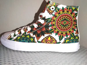 RAAD Shop Multicolor High Top Sneakers - 8.5 Womens; 7 Men; 40 EU - Picture 1 of 10