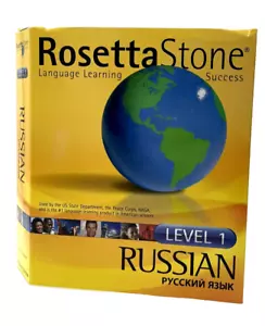Rosetta Stone Level 1 RUSSIAN Personal Edition CD-ROM for Windows & Macintosh - Picture 1 of 11