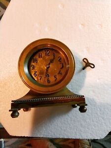 Rare antique Chelsea library shelf clock# 34360 circa 1905 special dial runs