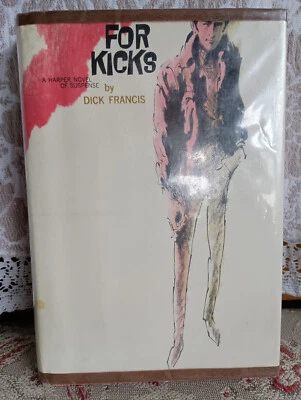 For Kicks, by Dick Francis,  1965 Harper & Row, hardcover, ex library - Image 1 of 4