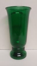 1940-50s NAPCO Emerald Green Glass Vase Cleveland OH 1168 Eveland USA 9.5" Tall