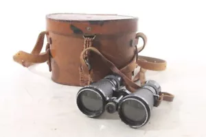 altes Fernglas mit Etui O.i.P. Gaud Vintage Feldstecher Lederetui - Bild 1 von 22