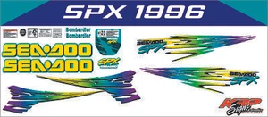 SeaDoo SPX 1996 Graphics / Decal / Sticker Kit - Picture 1 of 1
