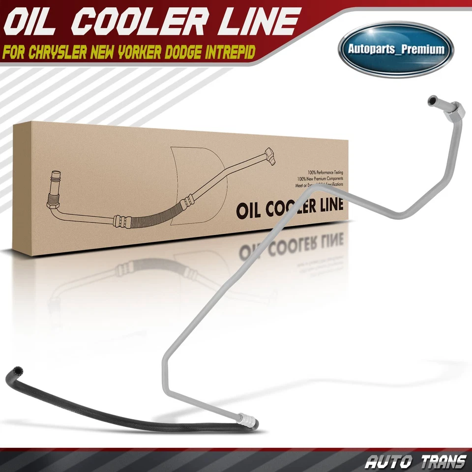 Conjunto de manguera de enfriador de aceite de transmisión automática para Chrysler New Yorker 1994-1996 LHS Dodge Foto 1 de 4