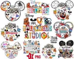 Bundle Magical Studio Png, Mouse Family Vacation Png Bundle - Picture 1 of 1