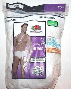 Vintage! Fruit of the Loom Herren Slips weiß 7er Pack - klein (30-32" oder 28-30") - Bild 1 von 7