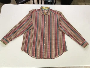 Robert Graham Mens Size 2XL Shirt Knowledge Wisdom Truth Textured Long Sleeve - Picture 1 of 16