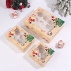 4pcs Fashion Cookie Box Christmas Party Treat Box New Biscuit Packaging Boxes