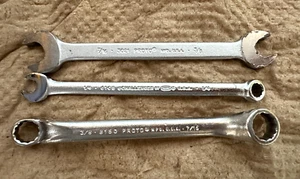 3 - Proto Wrenches 3021 8160 6108 Sizes 7/16 x 3/8, 1/4 Combination 3/8 x 7/16 - Picture 1 of 12