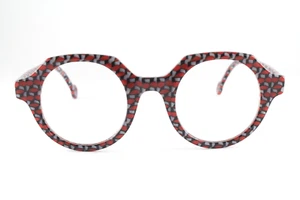 Authentic LA Eyeworks WOODLAWN 602 44mm Red Black Gray Glasses Frames Japan - Picture 1 of 5