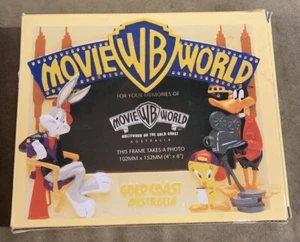 Marco de fotos de resina 3D de colección 1995 de Warner Bros. Looney Tunes Australia raro - Imagen 1 de 8