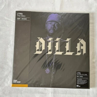J Dilla- The Diary Of J Dilla 2LP Purple Orange Marble Vinyl - 2022 US VMP RH063 - Image 1 of 3