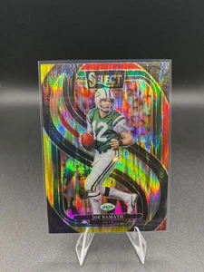 2024 Select Premier Level - Joe Namath - Red and Yellow Shock Prizm - Jets - Bild 1 von 2