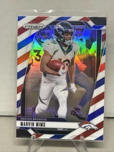 Panini Prizm #88 2024 Marvin Mims rojo blanco y azul Denver Broncos - Imagen 1 de 2