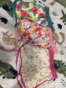 Lot Of 3 Sz 100 Girls Shorts From Shein Never Worn Multi Colored Silly Material - Picture 1 of 1