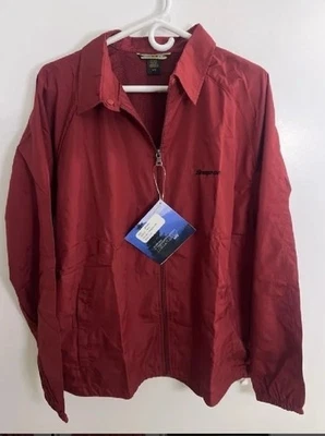 Snap On Tools Red Windbreaker Jacket New Size Large - Image 1 of 3