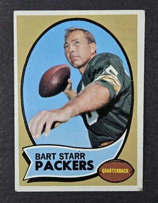 Bart Starr 1970 Topps Card #30, Green Bay Packers  - READ - Image 1 of 4