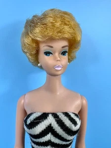 1961 Vintage White Ginger Bubble Cut Barbie - Japan - Beautiful - Swimsuit Heels - Bild 1 von 20