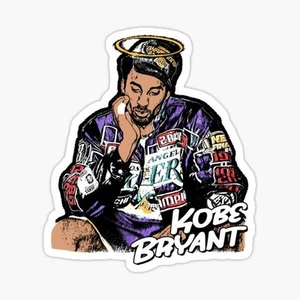 Kobe Bryant black mamba Sticker Gloss Laminate l Waterproof uv resistant - Picture 1 of 1