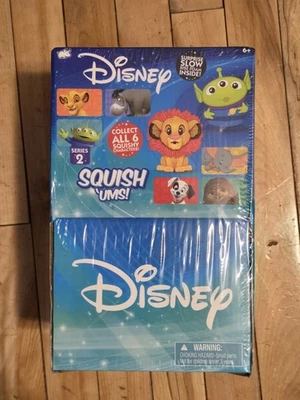 Disney Squish 'Ums (серия 2) Bullsitoy - Пена с Медленным Подъемом - Коробка из 12 - СОВЕРШЕННО НОВАЯ - Изображение 1 из 4