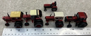 LOT OF 5 ERTL Case International 1/64 Scale Tractor Loose Various Models - Picture 1 of 10