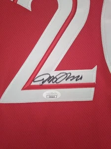 Josh Donaldson Auto Majestic Flex Base Red Toronto Blue Jays Baseball Jersey JSA - Picture 1 of 6