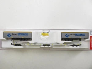 (RBT181) Fleischmann 825008 Doppeltaschen-Gelenkwagen AAE mit Ewals-Auflieger... - Bild 1 von 5