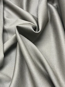 Wool Suiting Medium Weight Fabric 4 Yards 60”Taupe Khaki Sewing Stretch - Picture 1 of 6