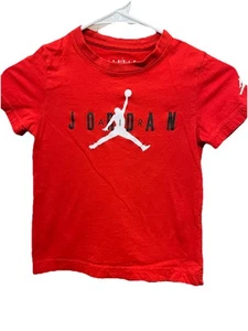 Nike Kids Air Jordan Classic Red Short Sleeve Tee. Jumpman. Size 7 (small). EUC - Picture 1 of 5