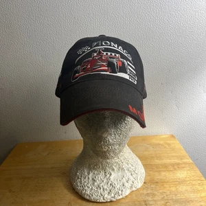 Gorra Monaco Grand Prix para hombre talla única negra molipor sarga correa carreras - Imagen 1 de 9
