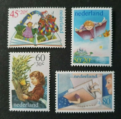1980 NETHERLANDS NEDERLAND CHILDREN'S BOOKS POP-UP BOOK FANTASY DREAMS VF MNH Cover