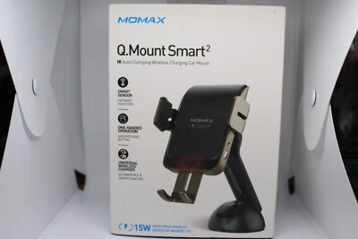 Momax 15W Auto-Sujeción Inalámbrica Cargador Coche Montaje, Q.Mount Inteligente, Ventilación de Aire Foto 1 de 4