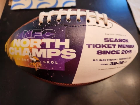 MINNESOTA VIKINGS- 2022 NFC CHAMPS Season Ticket Member FOOTBALL (STH) Cover
