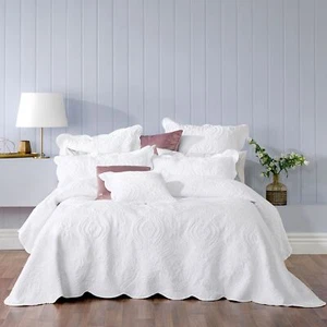Cordelia Damask Bedspread Set OR Accessories by Bianca Elegance - Picture 1 of 12