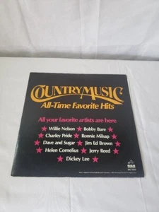COUNTRY MUSIC FAVORITE HITS ~ JERRY REED, CHARLEY PRIDE ~ 1980 ~ LP ~ EX - Picture 1 of 4