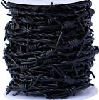 33 Feet Spool Artificial Barbed Wire -Ribbon Trim Real Leather Cord for Gift Box