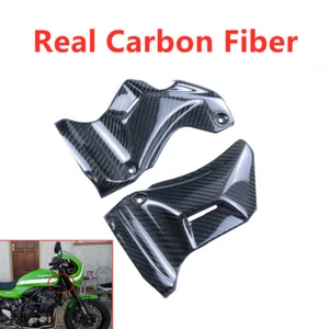 Cubierta de protección de revestimiento lateral de fibra de carbono para 2018 - 2022 KAWASAKI Z900RS - Imagen 1 de 7
