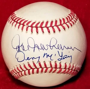HAL NEWHOUSER & DENNY McLAIN Cy Young MVP Signed Ball Inscribed Detroit Tigers  - Picture 1 of 6