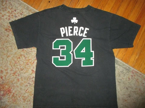 PAUL PIERCE BOSTON CELTICS 34 JERSEY T SHIRT Adidas NBA Basketball YOUTH LARGE Cover