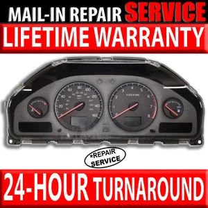 VOLVO Instrument Cluster Speedometer DIM FULL [REPAIR SERVICE] S60 S80 V70 XC70 - Picture 1 of 5