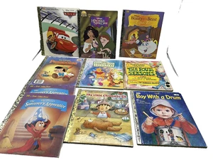 Little Golden Book Lot Of 10  Children's Books 1 Duplicate Disney Stories - Imagen 1 de 11