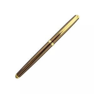 Penna stilografica OHTO corpo marrone made in Japan Midium nuova con scatola FF-10NB-BN - Foto 1 di 7