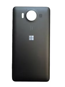 Original schwarzer Akkudeckel, Backplate für Microsoft Lumia 950 mit NFC Anschlüssen - Bild 1 von 3