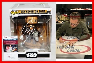 EWAN MCGREGOR FIRMADO AUTOGRAFIADO OBI WAN BEN EOPIE STAR WARS FUNKO POP 549 JSA - Imagen 1 de 9